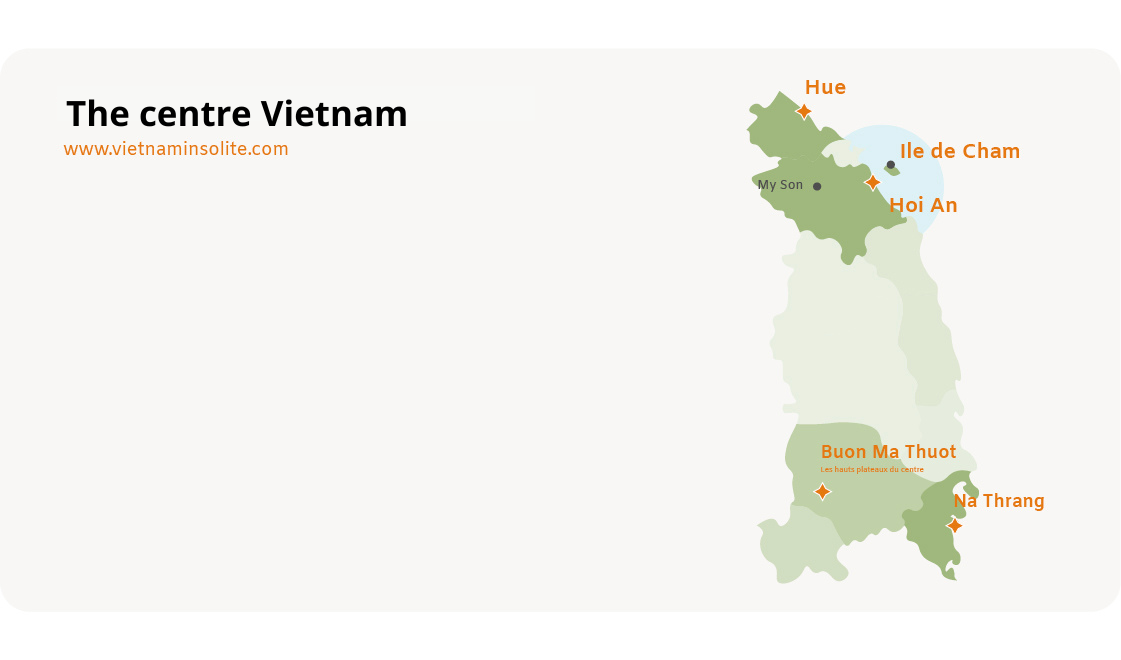central of vietnam map